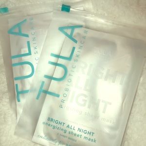 Tula Bright all night energizing sheet face mask 2